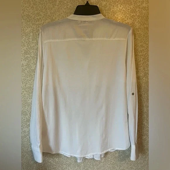 Reba embroidered cut out knit woven tunic small COTTON - Picture 5 of 10